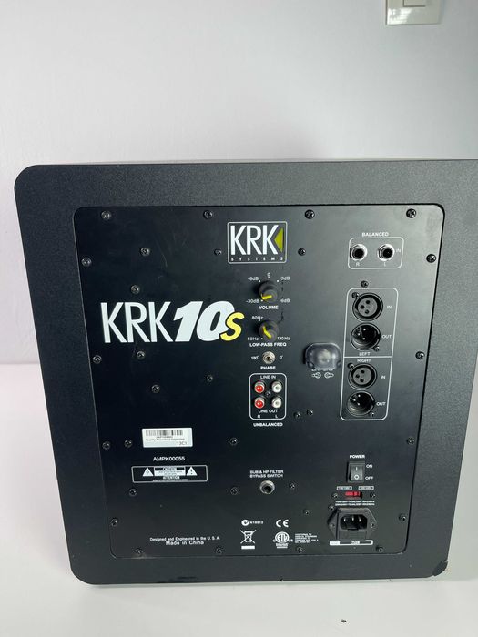 Subwoofer activ studio KRK 10S (10 inch) 2009 - 2020