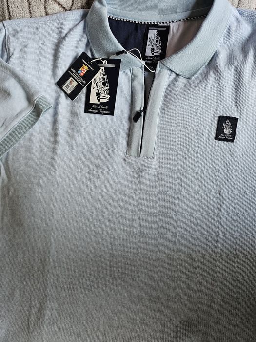 Нова ( с етикет) мъжка поло блуза Marina Militare,  в светло син цвят