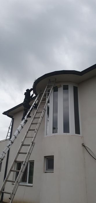 Jgheaburi dintr-o bucata din aluminiu fără imbinare colorate