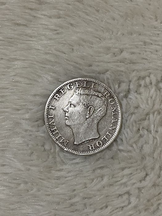 Monedă argint 500 lei 1944 Regele Mihai I - originală