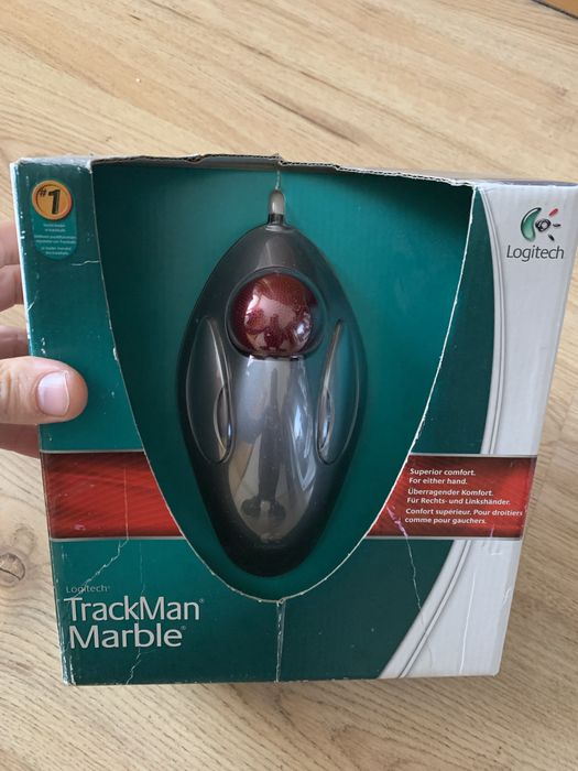 Mouse Logitech laser Trackman Marble