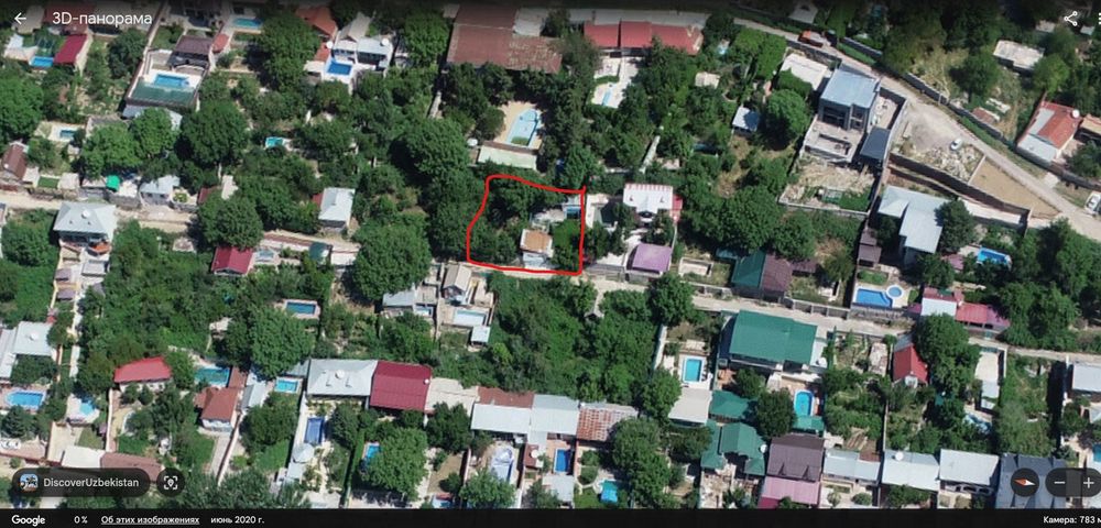 Чарвак участка сотилади 6,15 соток беш тут