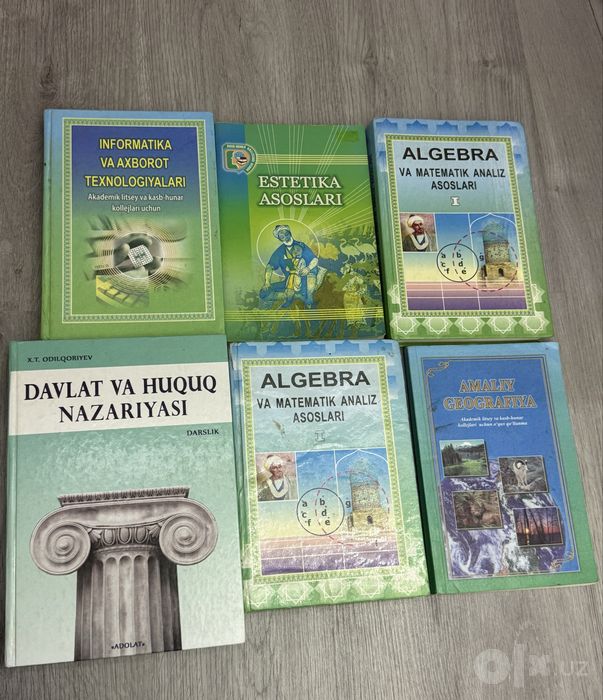 Algebra va matematik analiz,Estetika asoslari,informatika va axborot