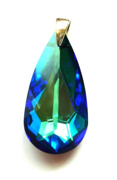 Сваровски - капка Tear Drop със сребърен държач - за Свети Валентин и