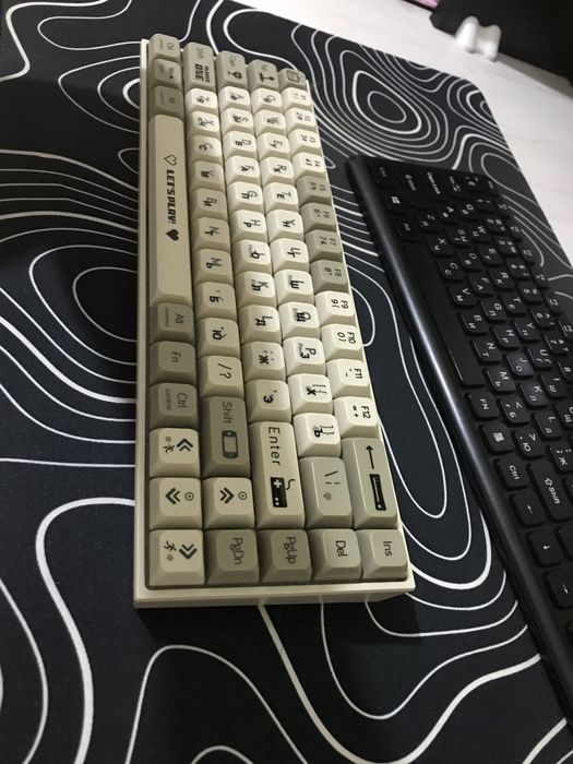 Игровая Клавиатура ajazz AK680 кастом свитчи и шумка