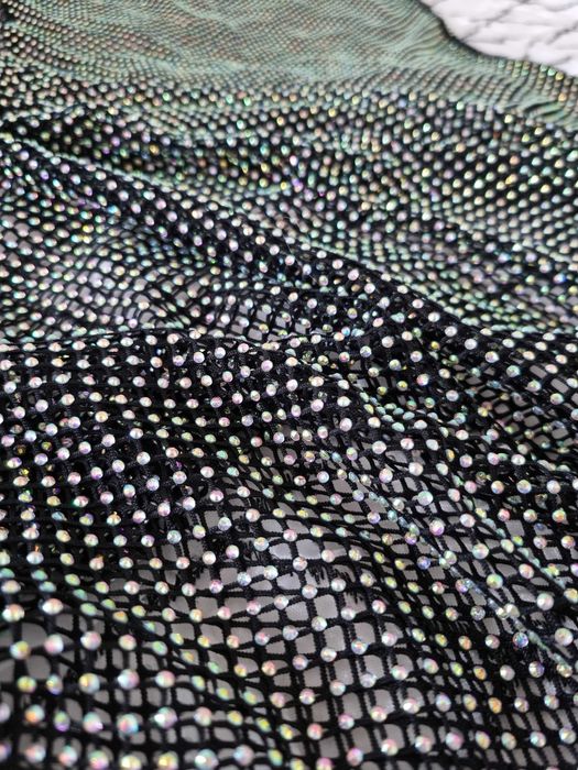 Платье-сетка со стразами Zara