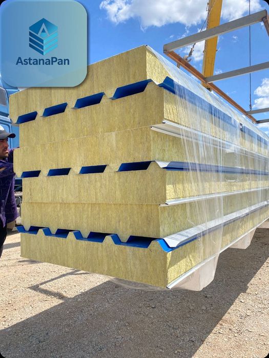 Сендвич-панели Караганда. Сендвич панели стеновые и кровельные.