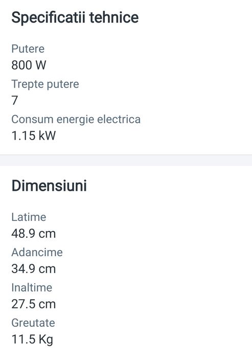 Cuptor cu microunde Samsung impecabil