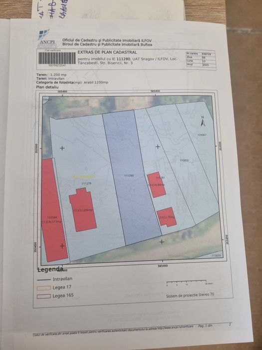 Vand teren 1200 m²