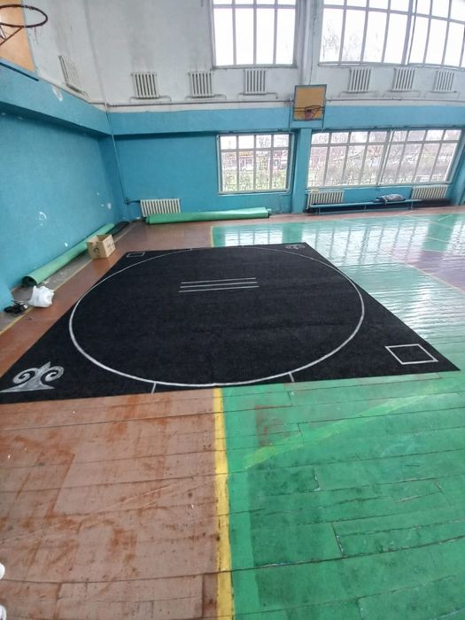 Асық ату кілем. Ковралан для спорта Асык ату