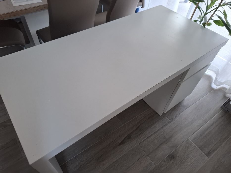 Vand birou alb 140x65cm