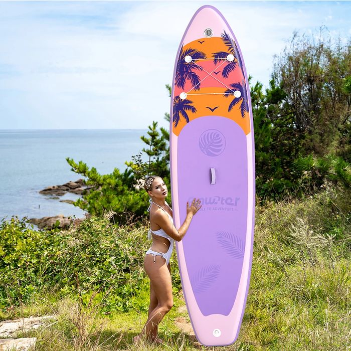Надуваем падълборд FunWater Palms 11' , stand up paddle board, SUP.
