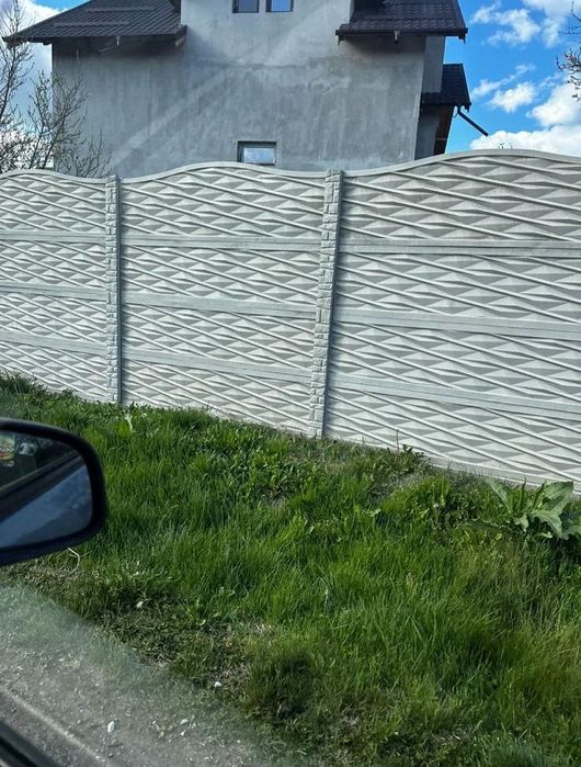 Garduri din placi beton diferite modele pret 40 lei