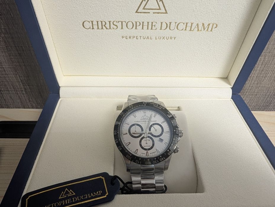 Christophe Duchamp Grand Mont Chronograph (Panda) Nou cu Garanție