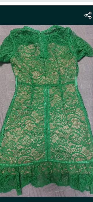 Рокля зелена -Алеса