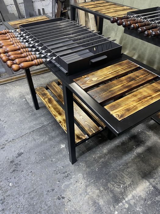 Мангал в стиле лофт