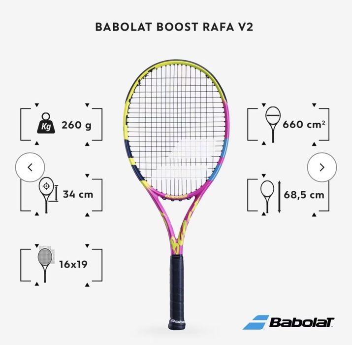 2 броя ракети Babolat PURE AERO RAFA