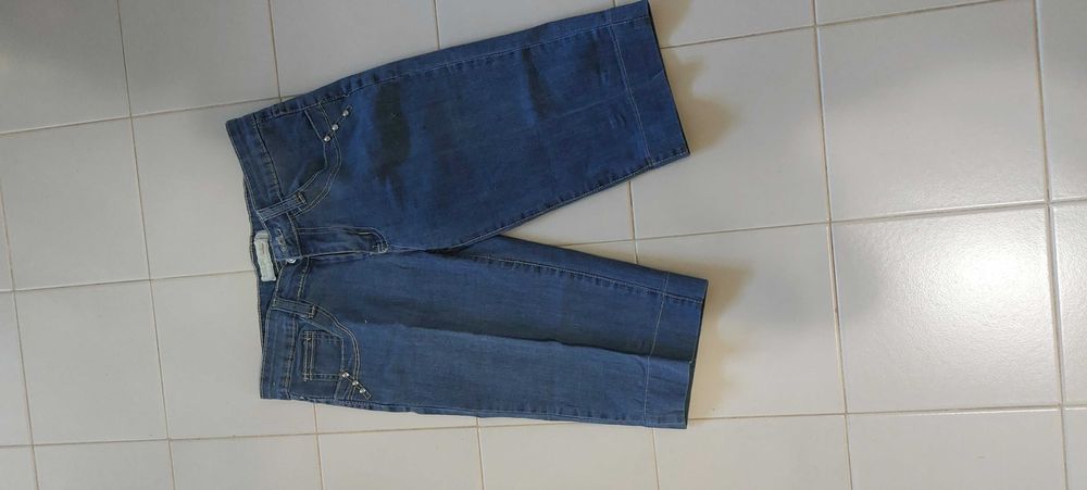 Дънкова пола и къси дънкови панталони