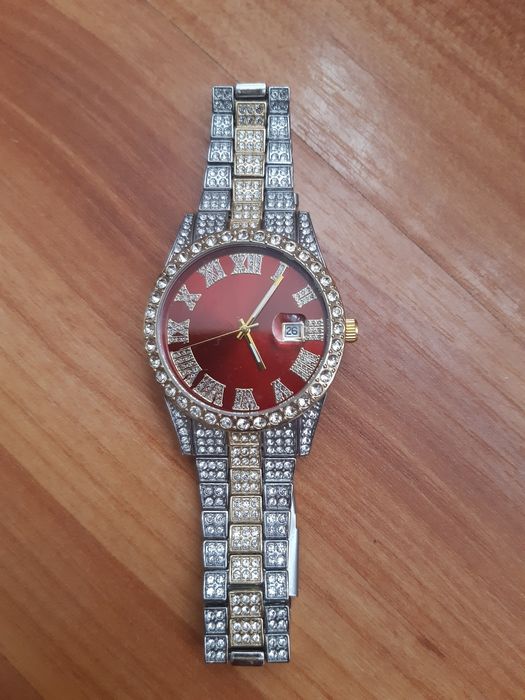 Ceas Iced out (roșu)