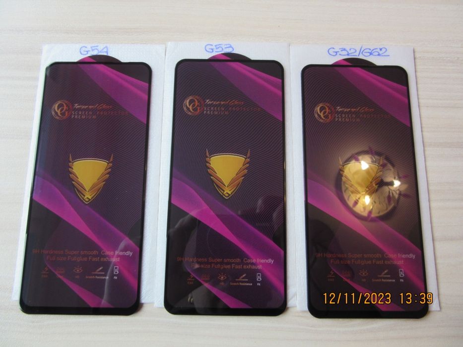 Motorola Moto G35 G54 G34 G24 G04 G53 G32 G62 / OG Стъклен протектор