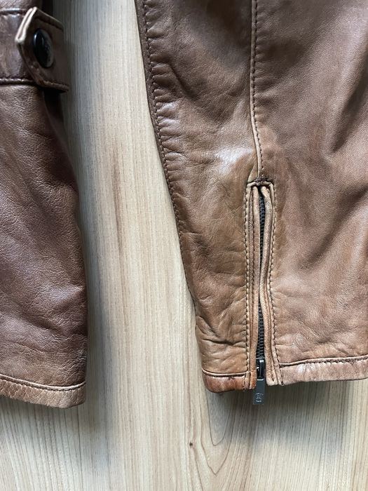 Massimo Dutti / мъжко кожено(естествена) яке XL
