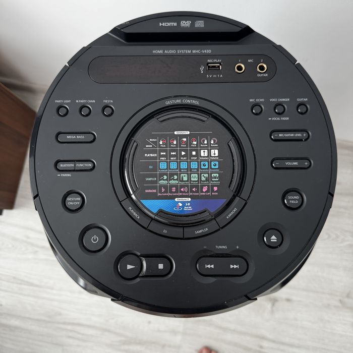 Sony MHC-V43D – 720W | Bluetooth | Karaoke | DVD | Telecomandă | Stare foarte bună