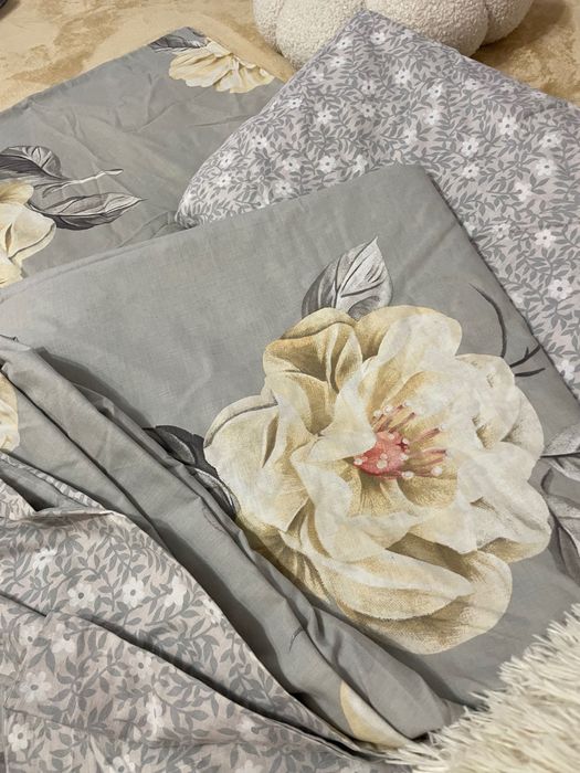 Спално бельо четири части за спалня двулицев две лица памучен памук