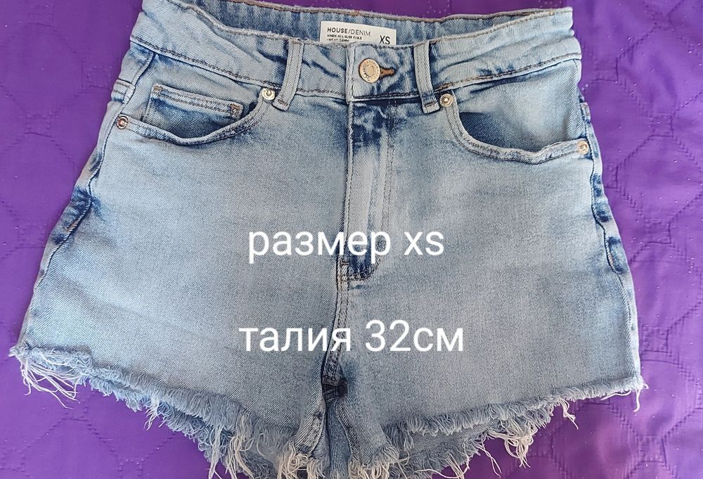 Дънкови къси панталони Zara и H&M