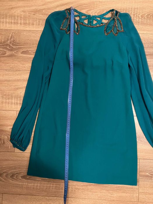 Rochie scurta verde smarald Warehouse Spotlight S UK8