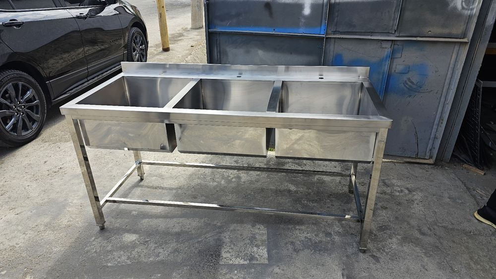 Moyka нержавейка moyka для кафе 2х