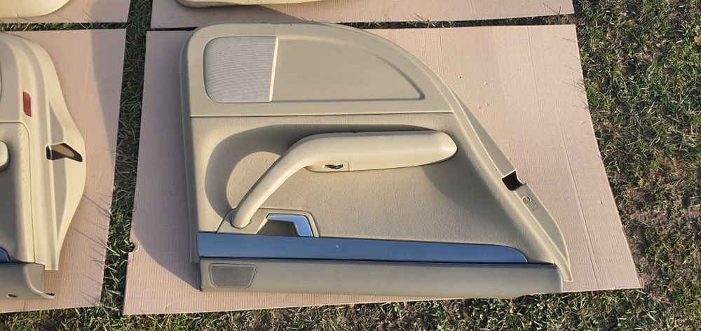 Fete panouri usi piele crem audi a4 b6 audi a4 b7 2001 - 2007