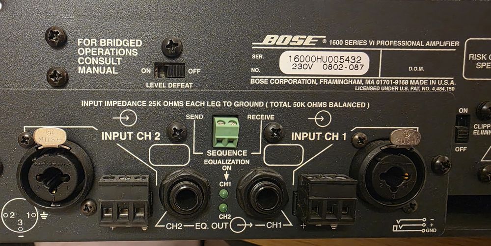 Крайно стъпало  Bose 1600