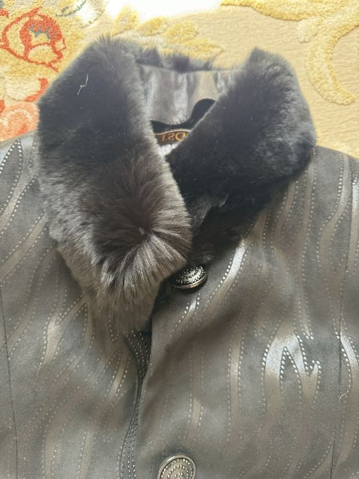 Пальто с воротом