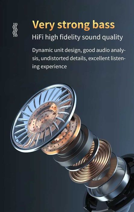 Безжични слушалки M10, TWS, Bluetooth 5.1, 2000mAh батерия