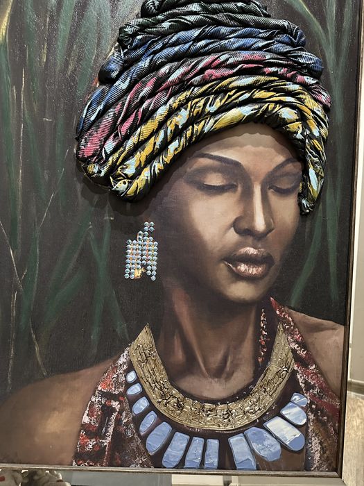 Африканска жена голяма картина