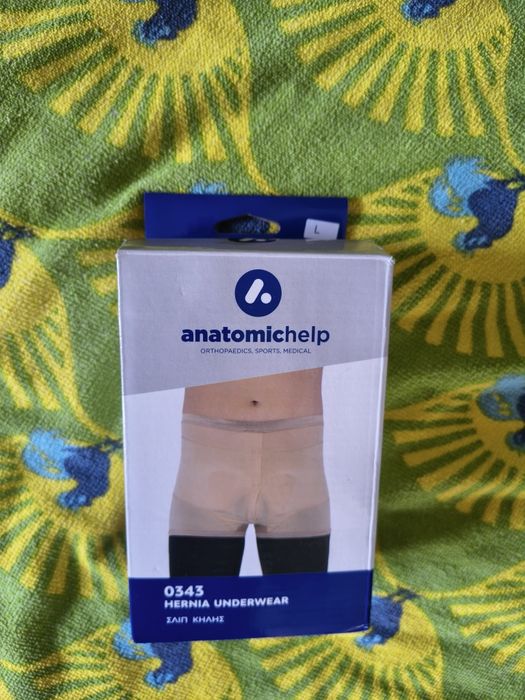 Lenjerie elastică pentru hernie inghinală – M și L – Anatomic Help