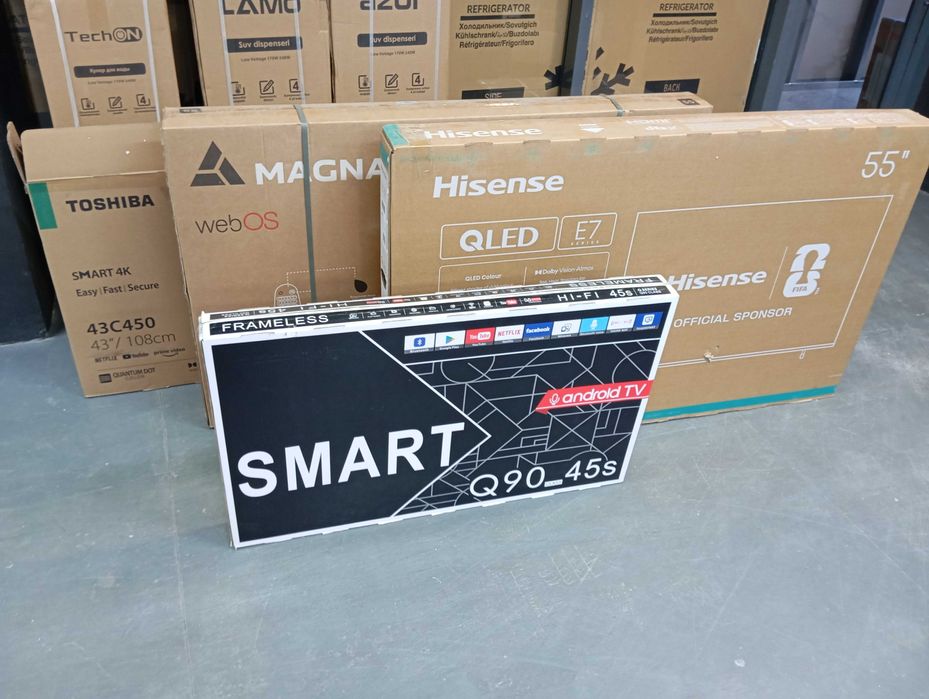 Телевизор, televizor Smart 32, 43, 50, 55, 65, 75, 85, 100, 115