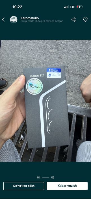 Samsung S26 Yangi