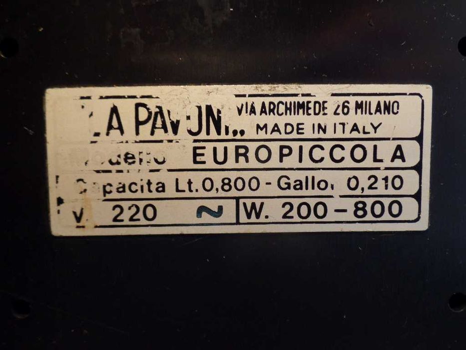 Кафемашина La Pavoni Europiccola (+3 резервни ринга)