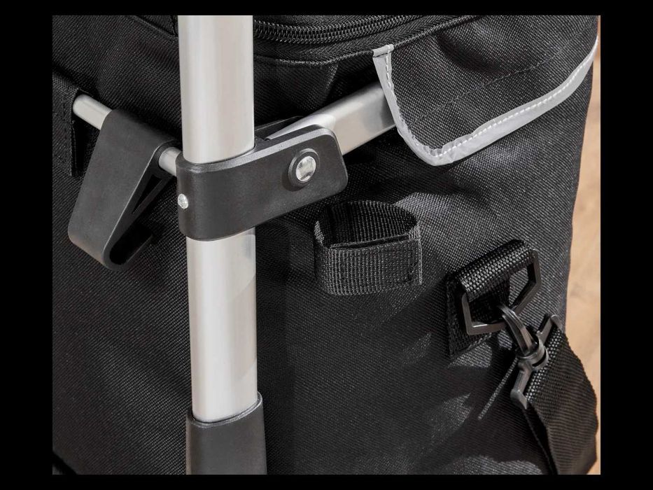 Количка за пазар Пазарска количка с регулируема по височина мека дръжка