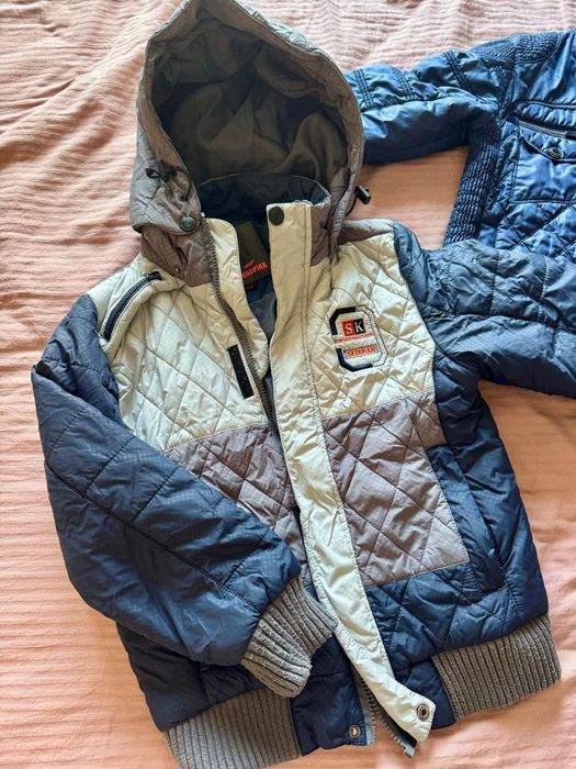Две куртки для мальчика весна-осень 134
