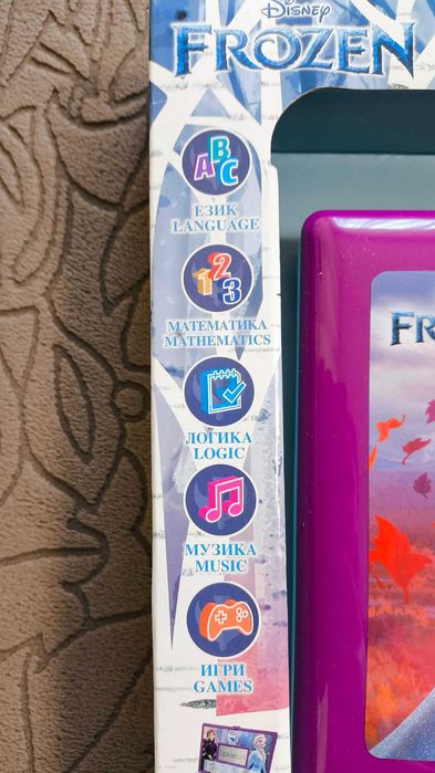 Образователен двуезичен лаптоп Замръзналото кралство