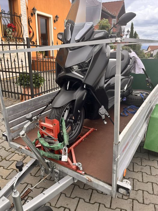 Vand remorca 950 kg, transport moto, rabatabila