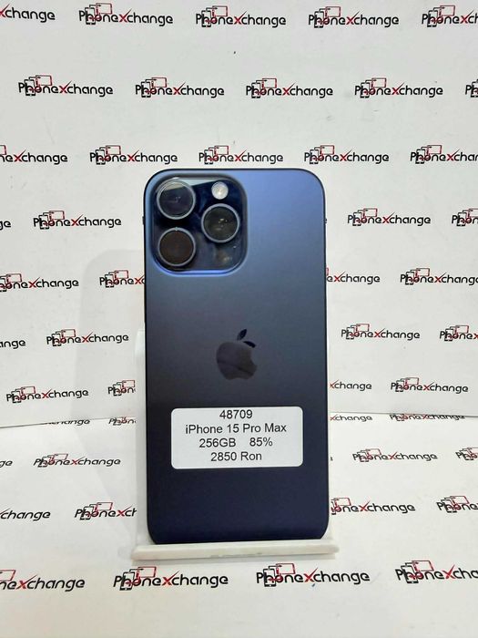 iPhone 15 Pro Max Blue Neverlocked 256B    48709