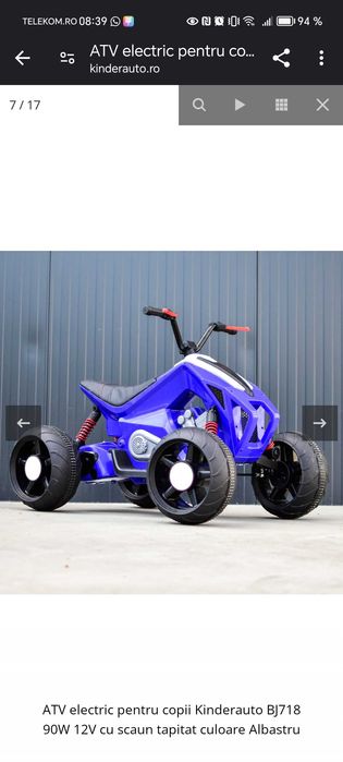 ATV electric pentru copii