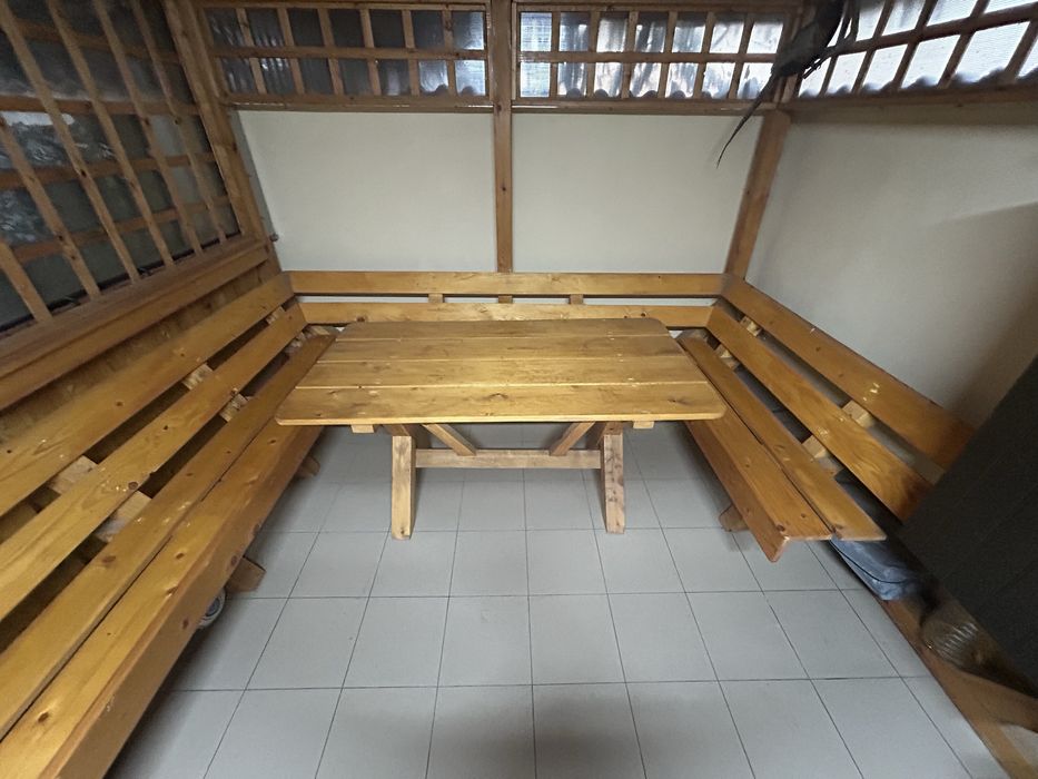 Mobilier rustic pentru gradina / foisor / terasa