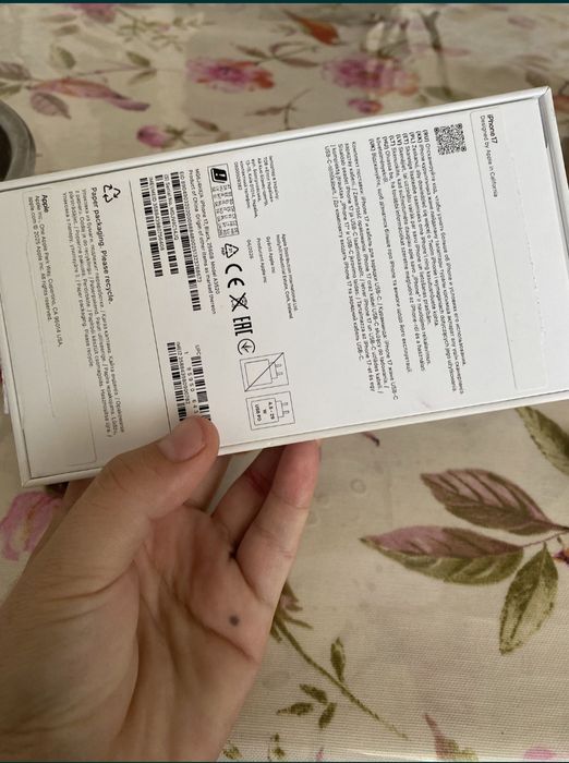 iPhone 17 Black 256gb БЕЗРЕМОНТА