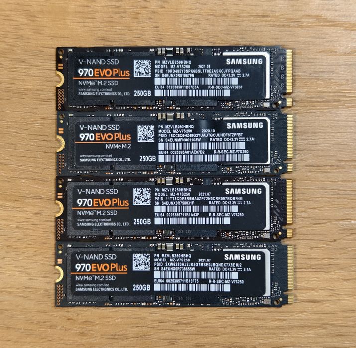 SSD Samsung 970 Evo Plus 250gb