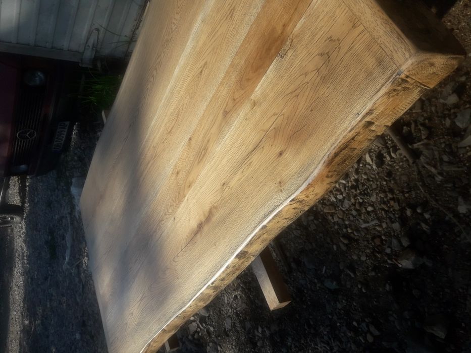 Плот за Маса от дъб състарен