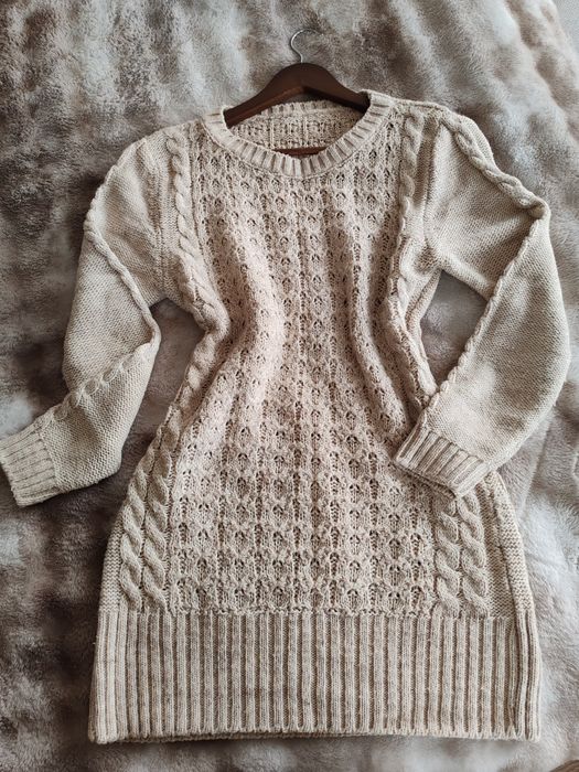 Pulover lung/Rochie din lana